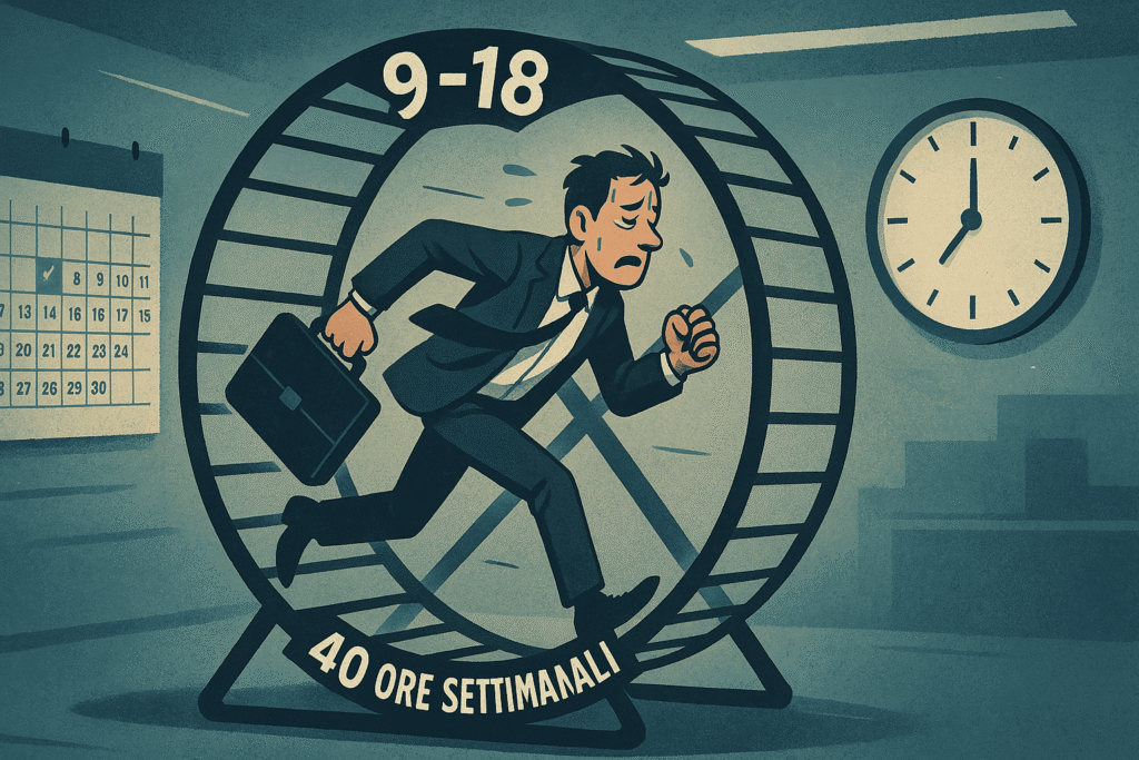 Ruota del Criceto del lavoratore dipendete
