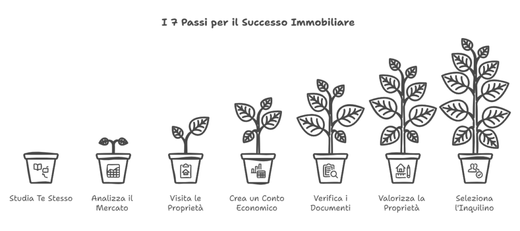 I 7 passi per il successo immobiliare